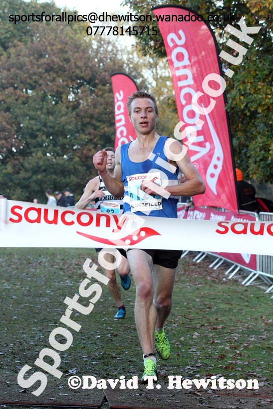 Senior men, National Cross Country Relays, Berry Park, Mansfield. Photo: David T. Hewitson/Sports for All Pics